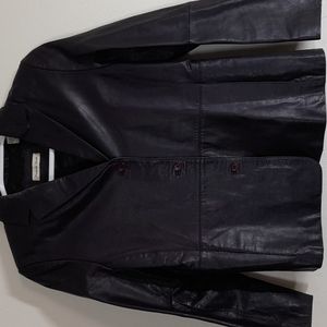 Amanda Smith 100% Plum Leather Jacket